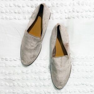 Gap blush velvet plush flat loafers 9